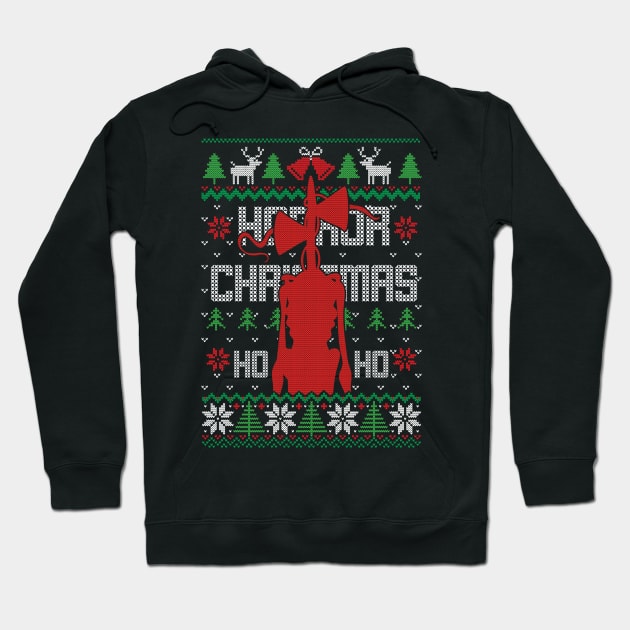 Scary Siren Head Horror ugly christmas sweater Siren Head